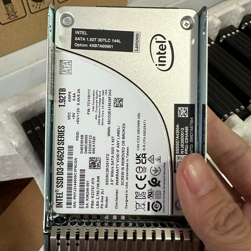 SSD 2.5" D3-S4620 1.92T SATA SSD, DWPD=3