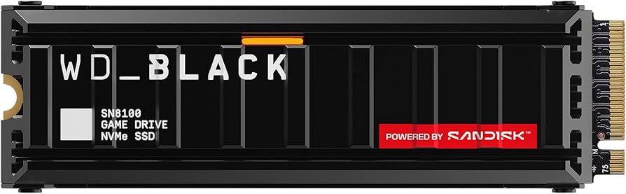 WD_BLACK SN8100 NVMe Solid State Drive - 2TB, With Heatsink