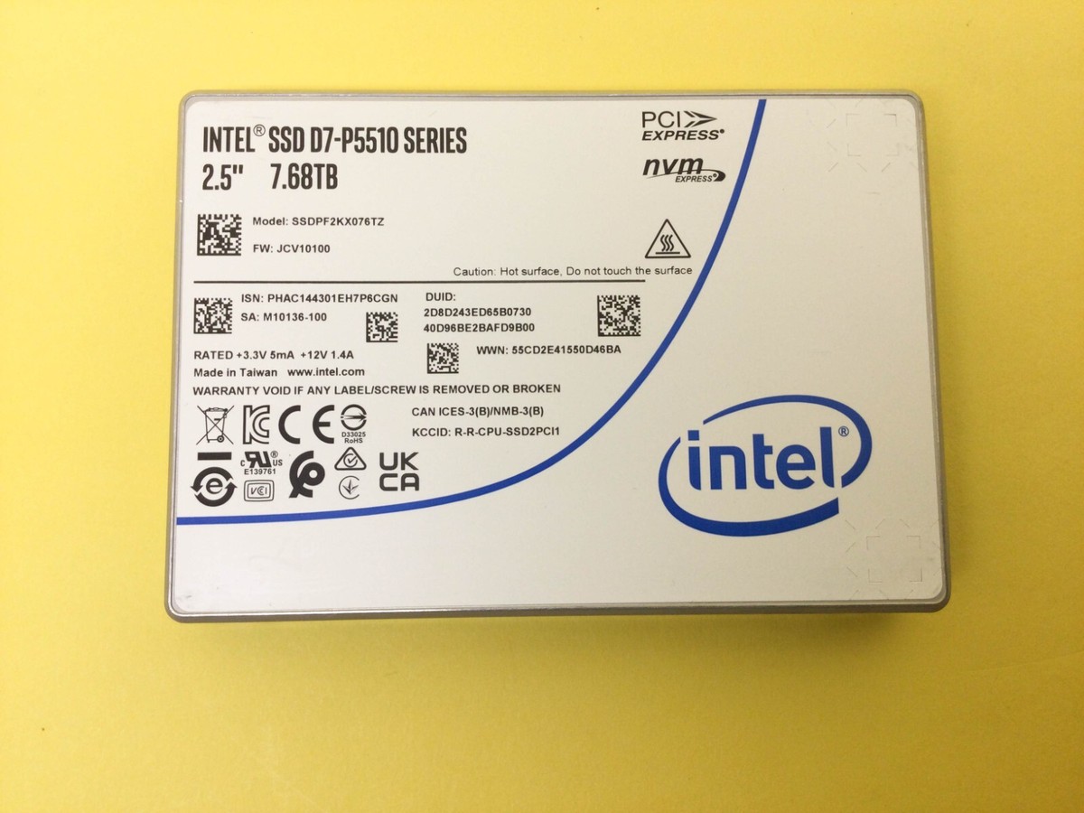 Intel D7-P5510 7.68TB